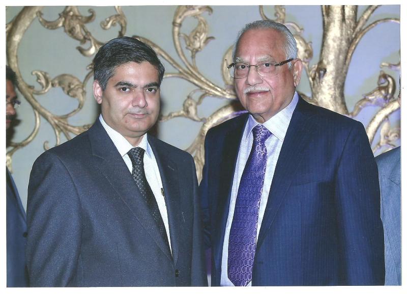 Dr Avinash Dal with Apollo group Chairman Dr PC Reddy